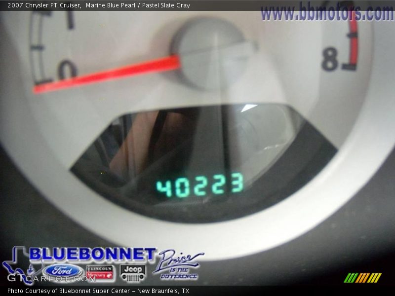 Marine Blue Pearl / Pastel Slate Gray 2007 Chrysler PT Cruiser
