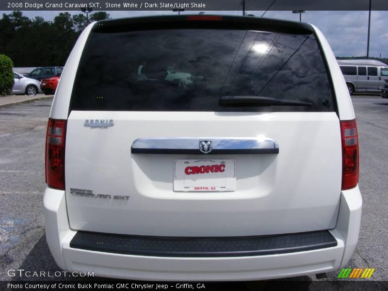 Stone White / Dark Slate/Light Shale 2008 Dodge Grand Caravan SXT