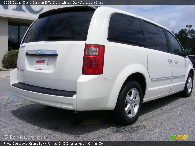 Stone White / Dark Slate/Light Shale 2008 Dodge Grand Caravan SXT
