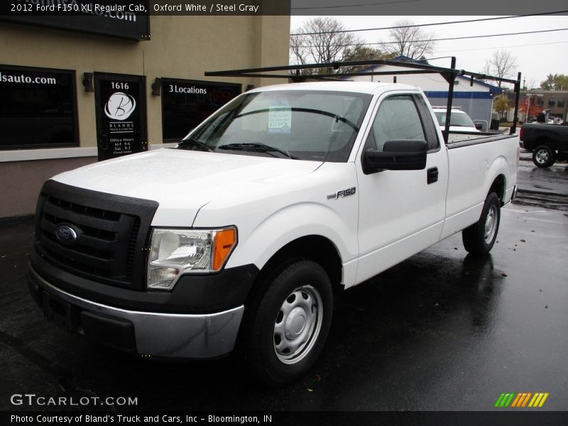 Oxford White / Steel Gray 2012 Ford F150 XL Regular Cab