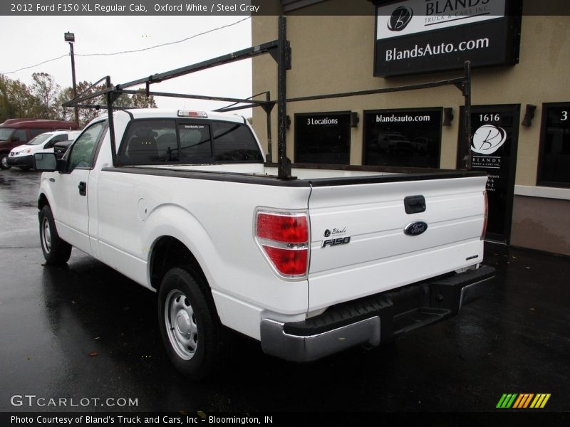 Oxford White / Steel Gray 2012 Ford F150 XL Regular Cab