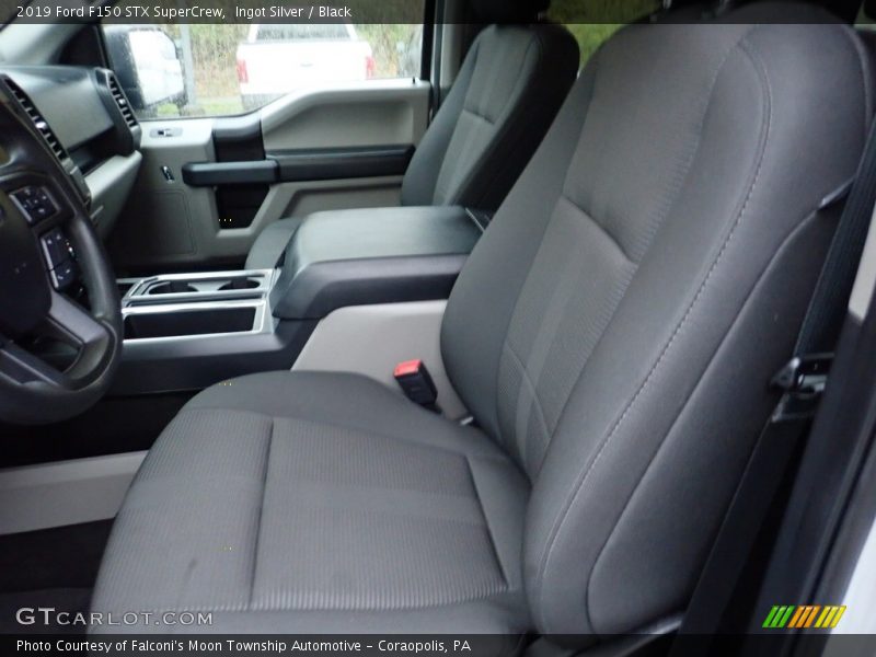 Ingot Silver / Black 2019 Ford F150 STX SuperCrew