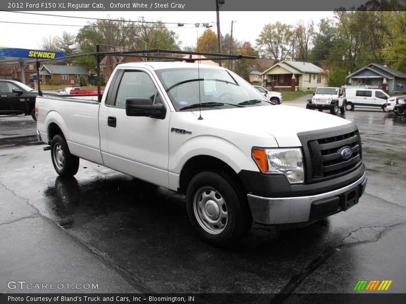 Oxford White / Steel Gray 2012 Ford F150 XL Regular Cab