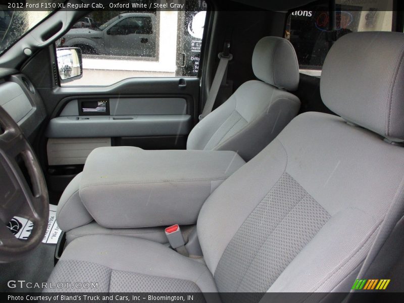 Oxford White / Steel Gray 2012 Ford F150 XL Regular Cab