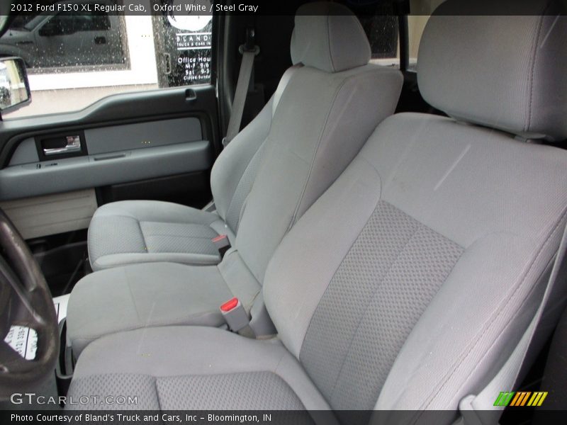 Oxford White / Steel Gray 2012 Ford F150 XL Regular Cab