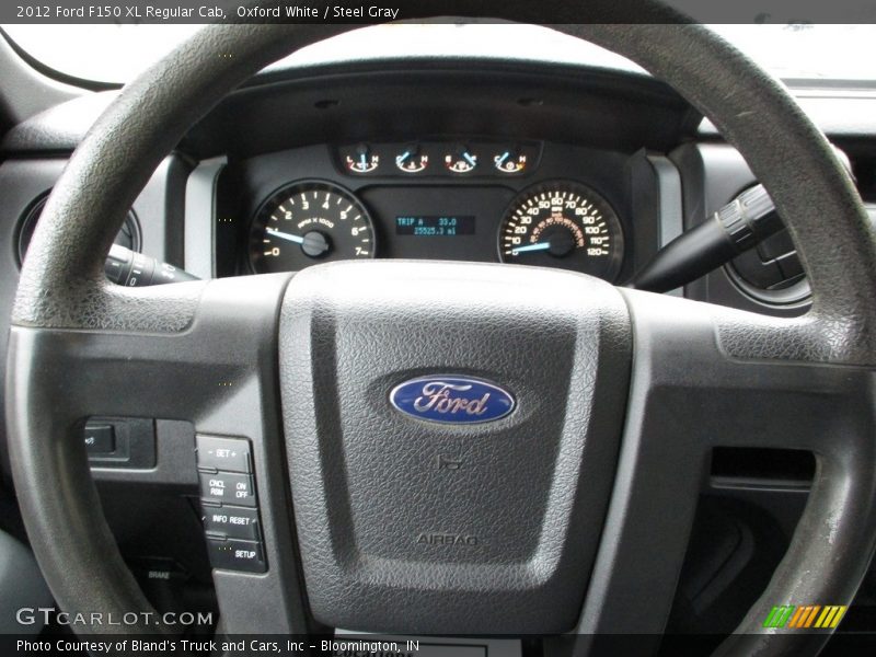 Oxford White / Steel Gray 2012 Ford F150 XL Regular Cab