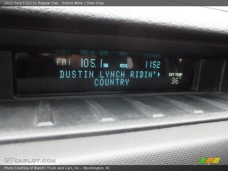 Oxford White / Steel Gray 2012 Ford F150 XL Regular Cab