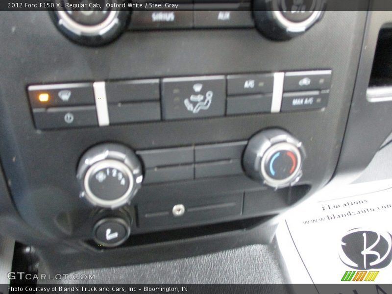 Oxford White / Steel Gray 2012 Ford F150 XL Regular Cab