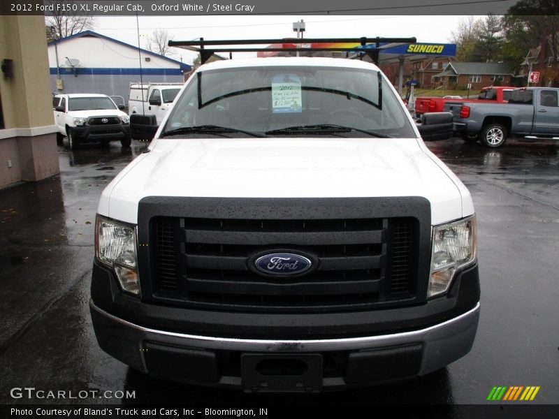 Oxford White / Steel Gray 2012 Ford F150 XL Regular Cab