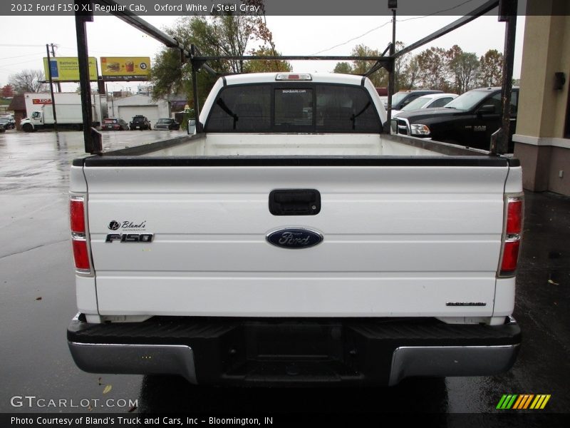 Oxford White / Steel Gray 2012 Ford F150 XL Regular Cab
