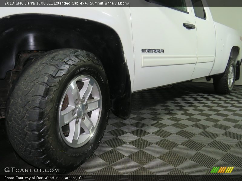 Summit White / Ebony 2013 GMC Sierra 1500 SLE Extended Cab 4x4