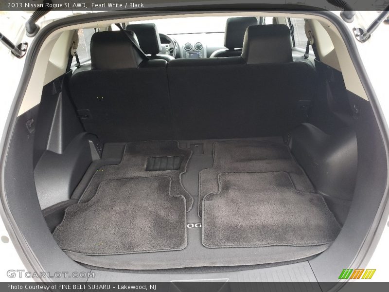 Pearl White / Black 2013 Nissan Rogue SL AWD