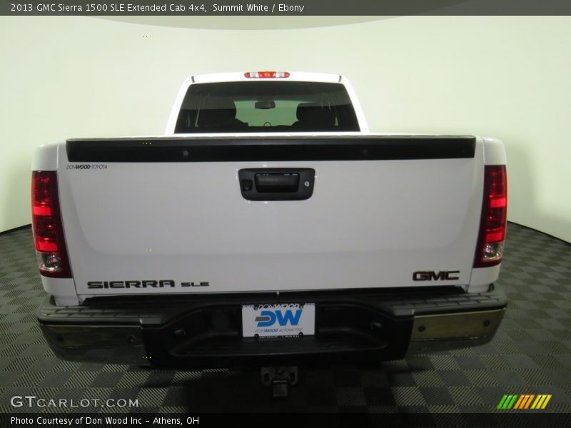 Summit White / Ebony 2013 GMC Sierra 1500 SLE Extended Cab 4x4