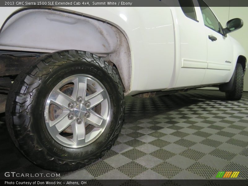 Summit White / Ebony 2013 GMC Sierra 1500 SLE Extended Cab 4x4