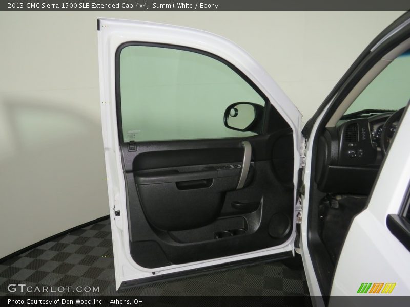 Summit White / Ebony 2013 GMC Sierra 1500 SLE Extended Cab 4x4