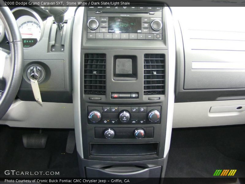 Stone White / Dark Slate/Light Shale 2008 Dodge Grand Caravan SXT