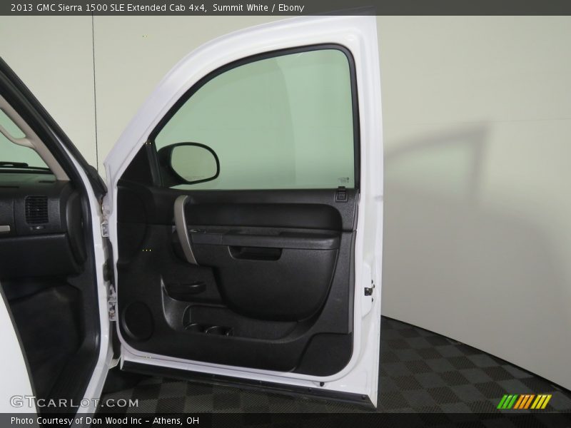 Summit White / Ebony 2013 GMC Sierra 1500 SLE Extended Cab 4x4