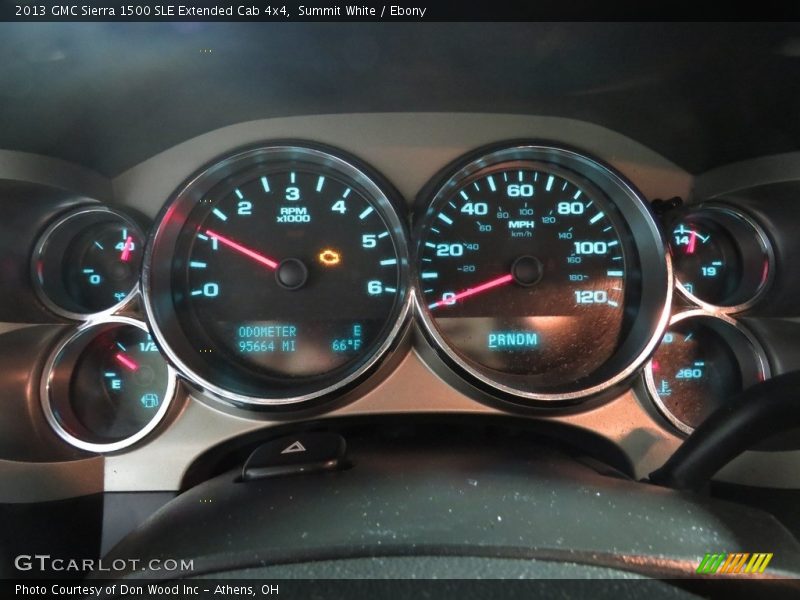 Summit White / Ebony 2013 GMC Sierra 1500 SLE Extended Cab 4x4