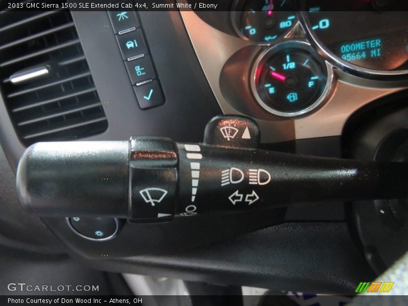 Summit White / Ebony 2013 GMC Sierra 1500 SLE Extended Cab 4x4