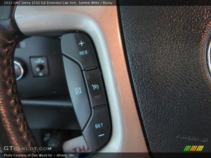 Summit White / Ebony 2013 GMC Sierra 1500 SLE Extended Cab 4x4