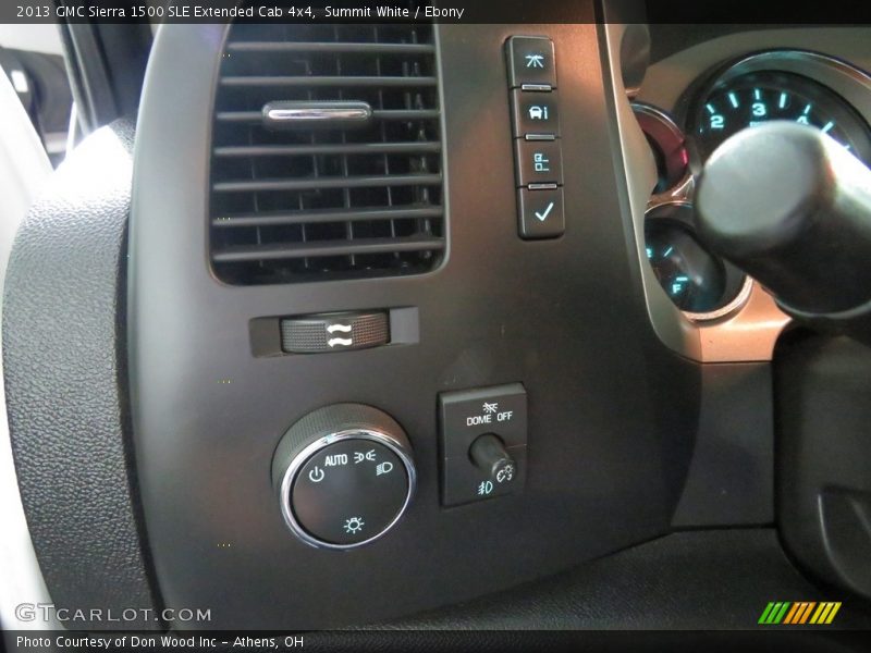 Summit White / Ebony 2013 GMC Sierra 1500 SLE Extended Cab 4x4
