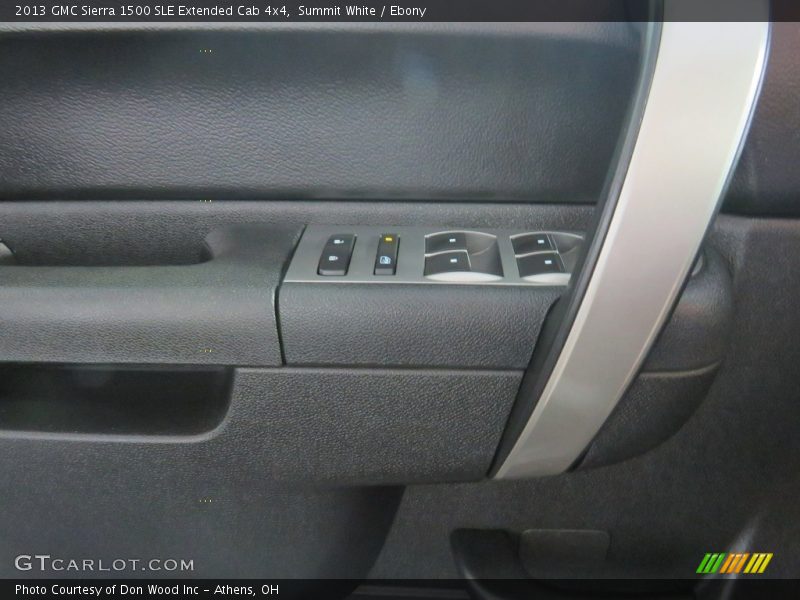 Summit White / Ebony 2013 GMC Sierra 1500 SLE Extended Cab 4x4