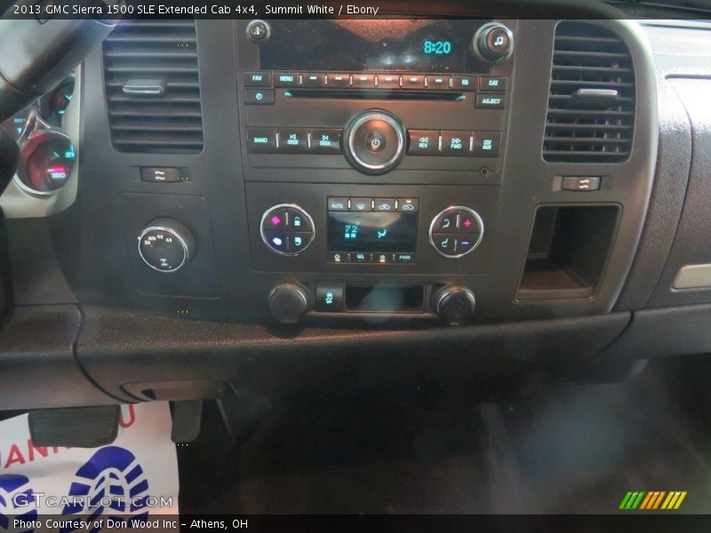 Summit White / Ebony 2013 GMC Sierra 1500 SLE Extended Cab 4x4