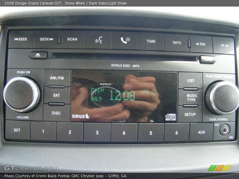 Stone White / Dark Slate/Light Shale 2008 Dodge Grand Caravan SXT