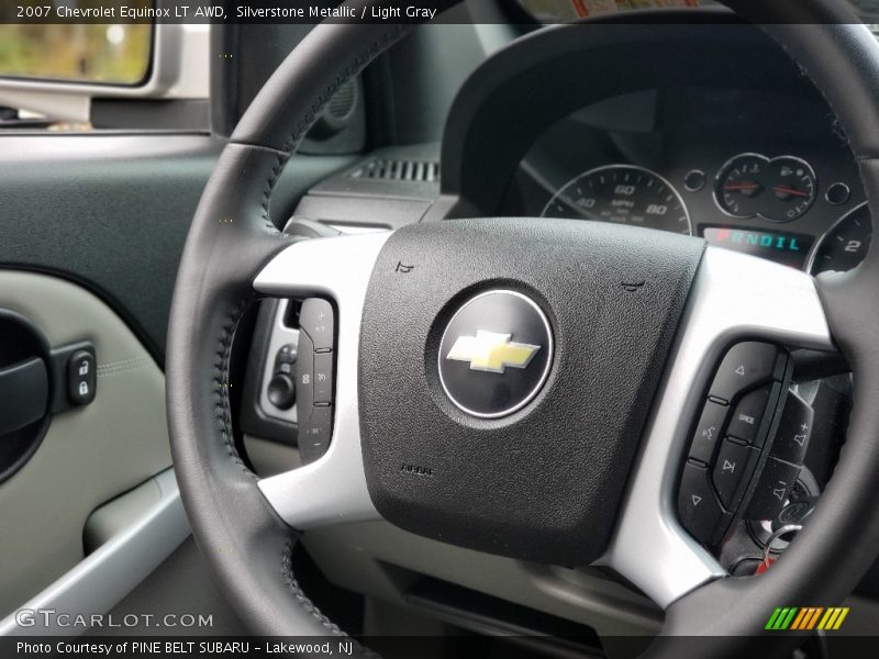 Silverstone Metallic / Light Gray 2007 Chevrolet Equinox LT AWD