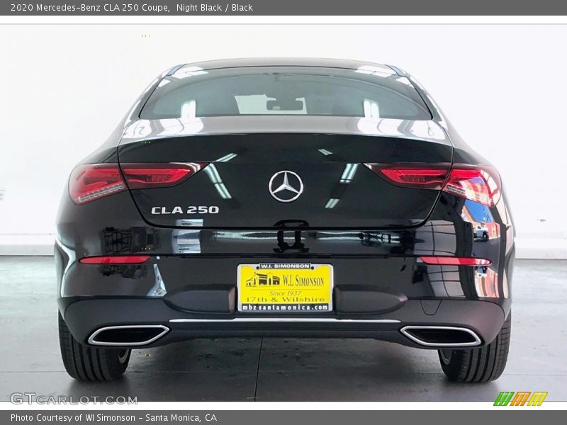Night Black / Black 2020 Mercedes-Benz CLA 250 Coupe