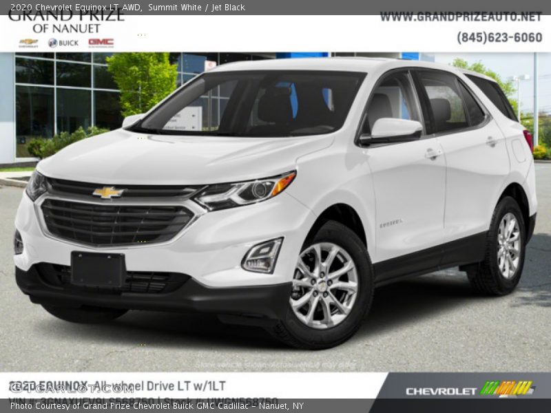 Summit White / Jet Black 2020 Chevrolet Equinox LT AWD