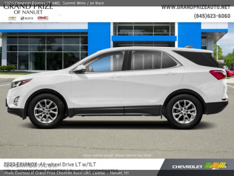 Summit White / Jet Black 2020 Chevrolet Equinox LT AWD