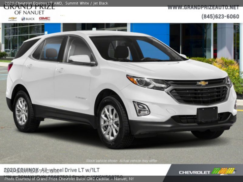 Summit White / Jet Black 2020 Chevrolet Equinox LT AWD