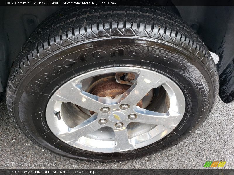 Silverstone Metallic / Light Gray 2007 Chevrolet Equinox LT AWD