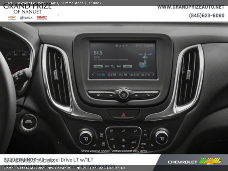 Summit White / Jet Black 2020 Chevrolet Equinox LT AWD
