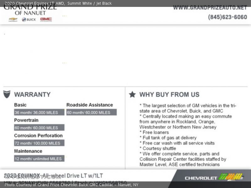Summit White / Jet Black 2020 Chevrolet Equinox LT AWD