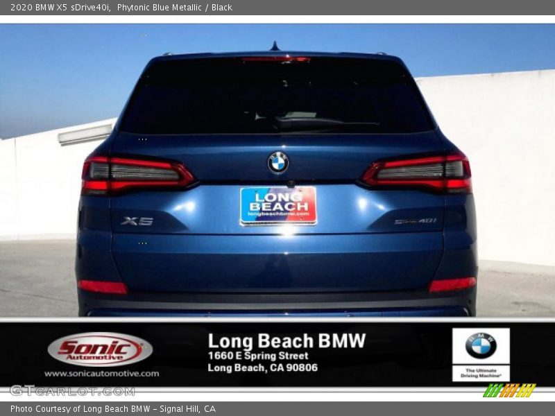 Phytonic Blue Metallic / Black 2020 BMW X5 sDrive40i