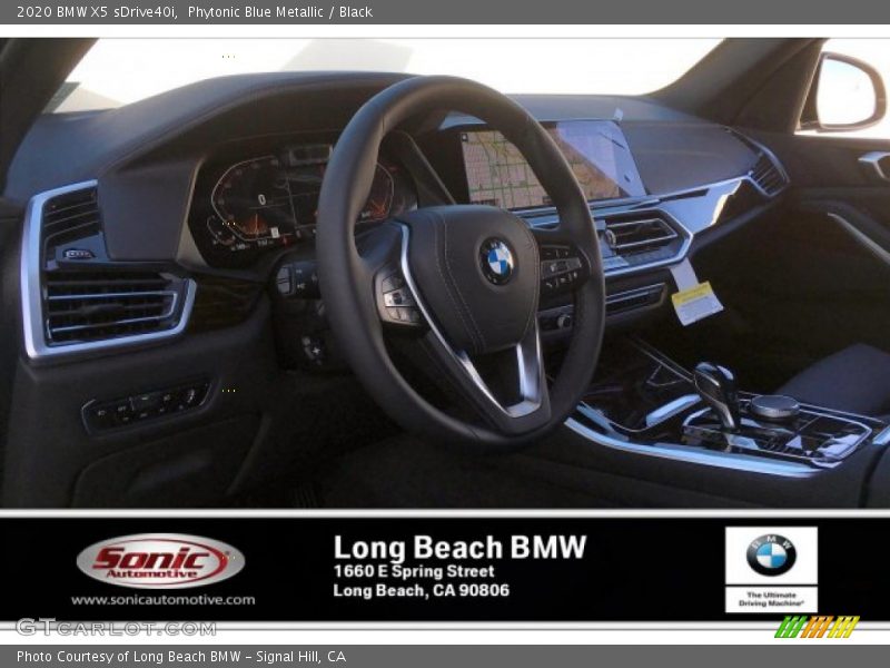 Phytonic Blue Metallic / Black 2020 BMW X5 sDrive40i