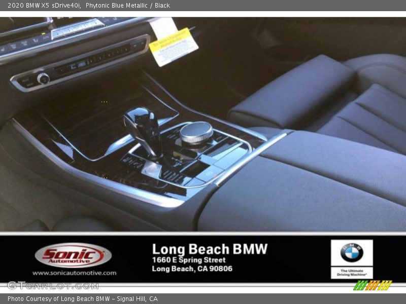 Phytonic Blue Metallic / Black 2020 BMW X5 sDrive40i