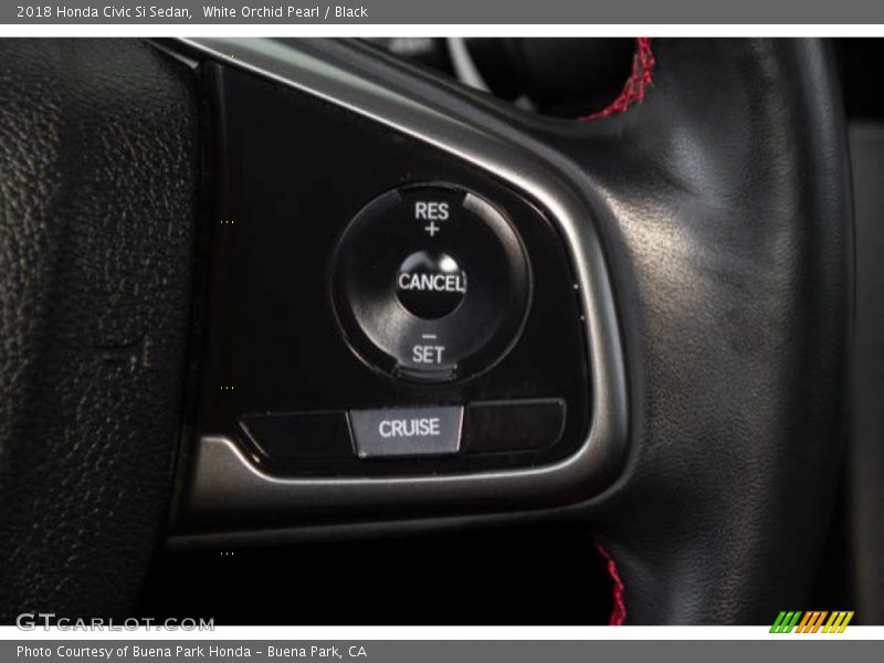 White Orchid Pearl / Black 2018 Honda Civic Si Sedan