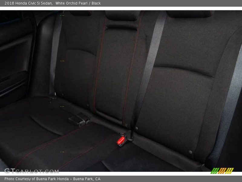 White Orchid Pearl / Black 2018 Honda Civic Si Sedan