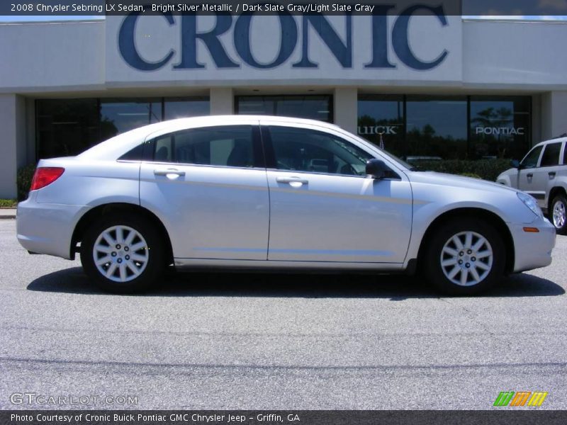 Bright Silver Metallic / Dark Slate Gray/Light Slate Gray 2008 Chrysler Sebring LX Sedan