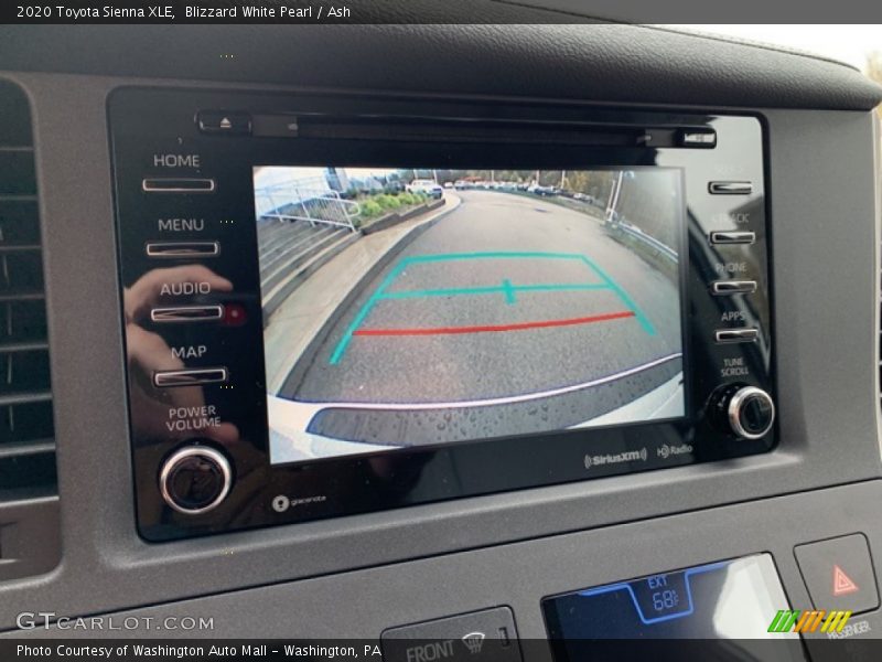 Blizzard White Pearl / Ash 2020 Toyota Sienna XLE
