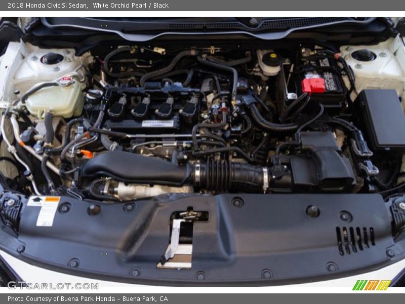 White Orchid Pearl / Black 2018 Honda Civic Si Sedan