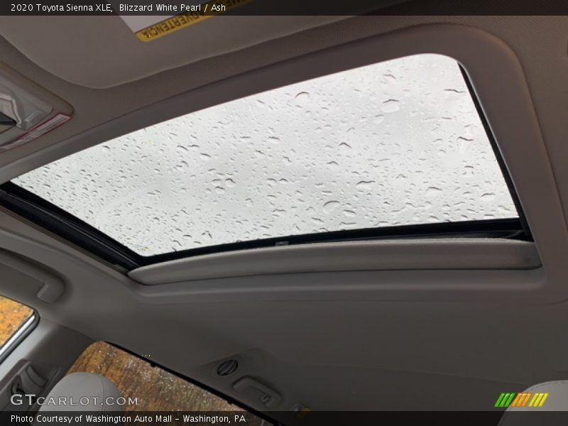 Blizzard White Pearl / Ash 2020 Toyota Sienna XLE