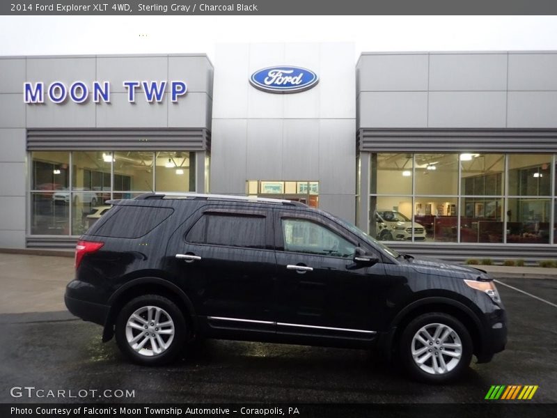 Sterling Gray / Charcoal Black 2014 Ford Explorer XLT 4WD