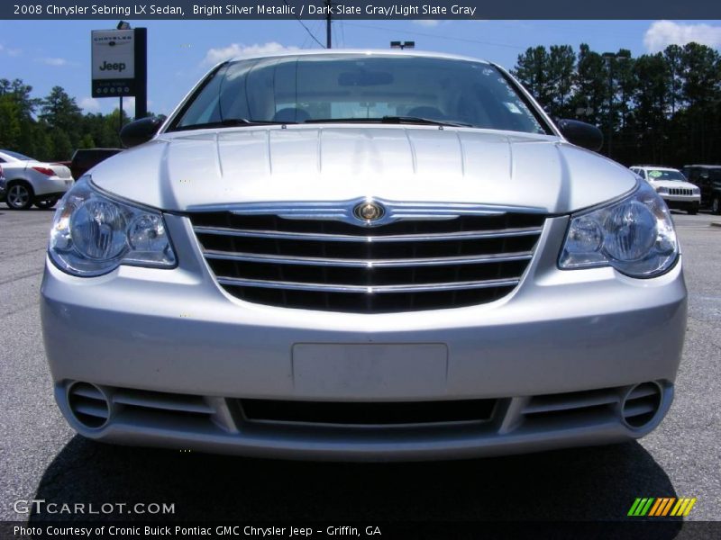 Bright Silver Metallic / Dark Slate Gray/Light Slate Gray 2008 Chrysler Sebring LX Sedan