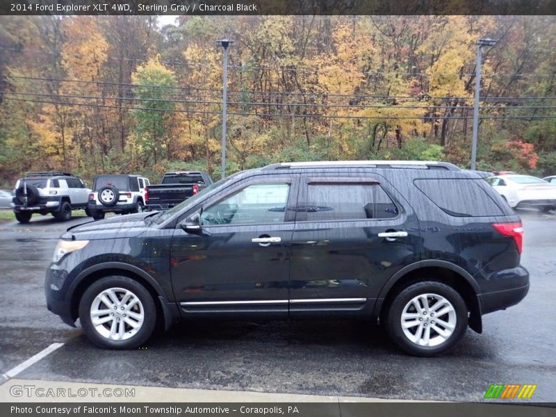 Sterling Gray / Charcoal Black 2014 Ford Explorer XLT 4WD