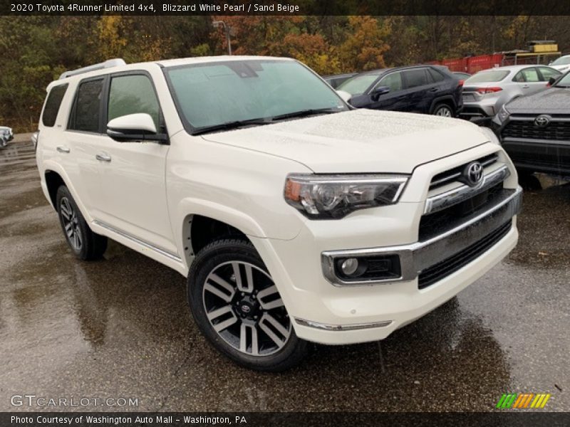 Blizzard White Pearl / Sand Beige 2020 Toyota 4Runner Limited 4x4