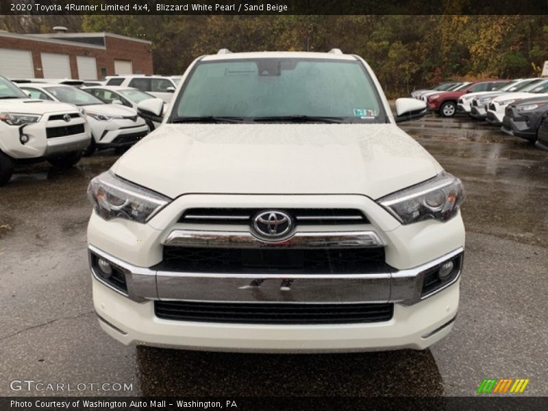 Blizzard White Pearl / Sand Beige 2020 Toyota 4Runner Limited 4x4